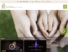 Tablet Screenshot of fairfieldbaptist.com